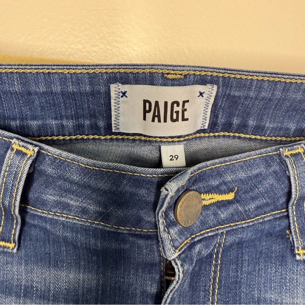 Paige Skyline Skinny Jeans Size 29 - Picture 3 of 10